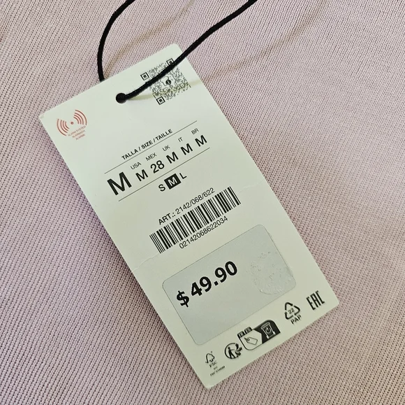 NEW ZARA WIDE SLEEVE KNIT TOP - Picture 2 of 12